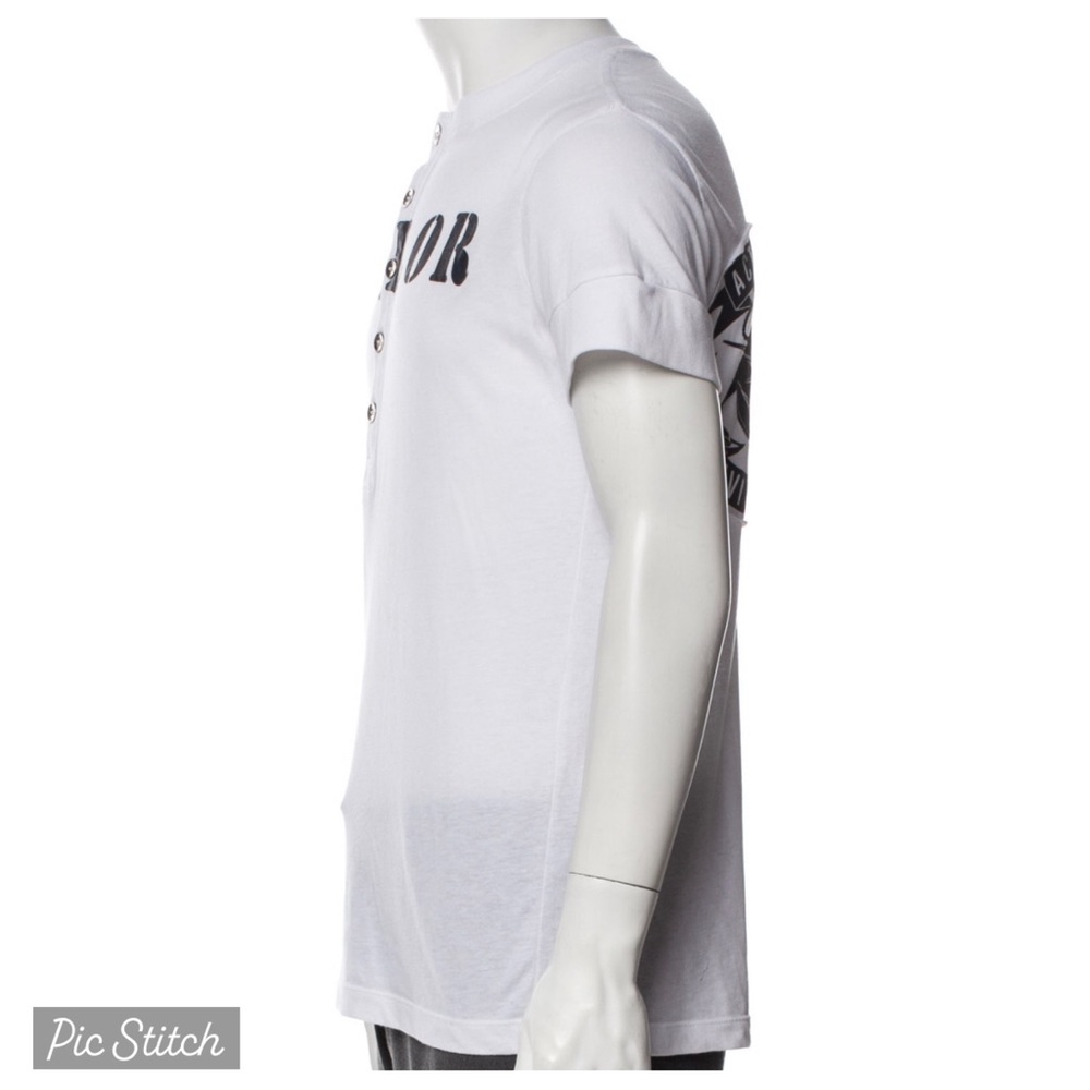 ON HOLD! Vintage D & G Dolce And Gabbana 2000s Sailor Henley Tshirt L Y2K D&G - Picture 4 of 11